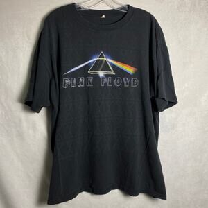 Pink Floyd Dark Side of the Moon Vintage Faded Y2K tee 2XL